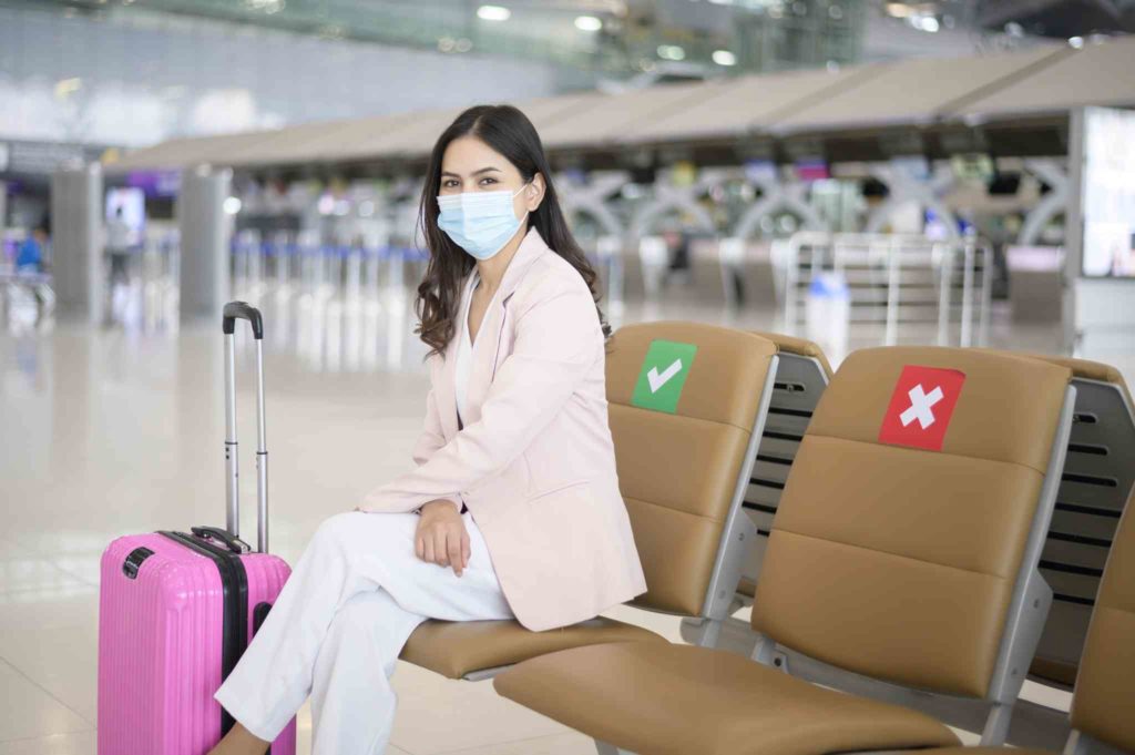 girl at the airport image
